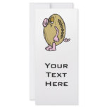 funny pigskin football piggy cartoon custom rack cards