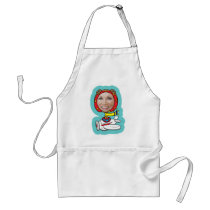 Funny Pilot Photo Face Template Aprons