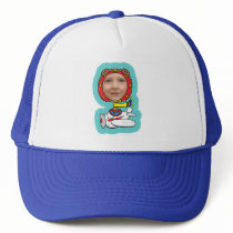 Funny Pilot Photo Face Template Mesh Hats