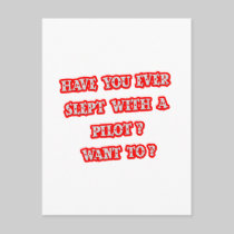 Funny Pilot Pick-Up Line Post Cards