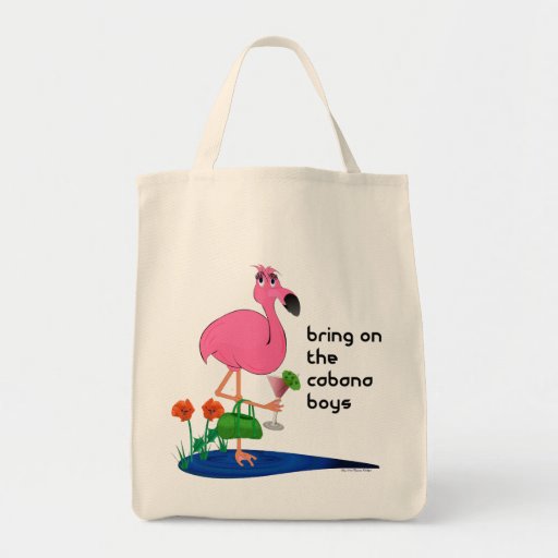 pink flamingo bag