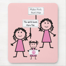 Funny Pink Mousepads