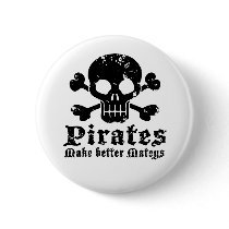Funny Pirate Buttons