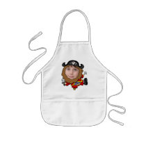 Funny Pirate Cut Out Face Template Apron