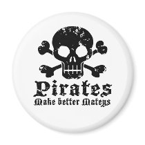 Funny Pirate magnets