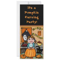 Funny Pirate Skull Halloween Party Invitation
