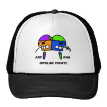 Funny pirate trucker hats
