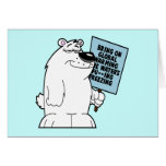 Funny polar bear card