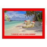 Funny Polar Bear Christmas cards