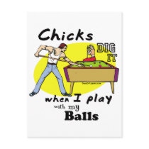Funny Pool Billiards postcards