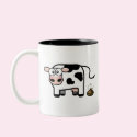 Funny Pooping Cow Mug