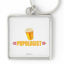 Funny Popcorn Keychain