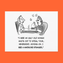 Funny Postcard - The Fortune Teller postcards