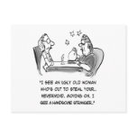 Funny Postcard - The Fortune Teller