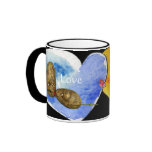 Funny Potatoes in Love / Heart Mugs mugs