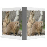Funny Prairie Dogs Binder