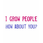 funny pregnancy 'i grow people' tee