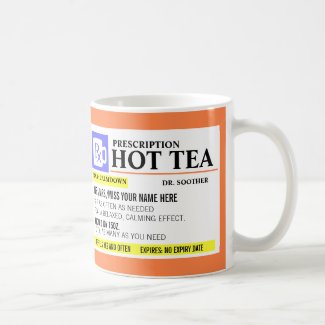 Funny Prescription Hot Tea Mug Basic White Mug