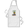 Funny Present stack sowman cartoon Apron