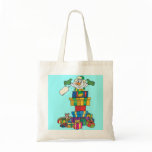 Funny Present stack sowman cartoon bags