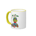 Funny Present stack sowman cartoon mugs