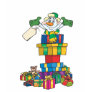 Funny Present stack sowman cartoon T-shirt