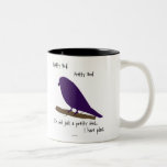 Funny pretty bird mug