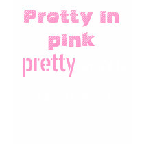 Funny Pretty in Pink T-Shirt by dizzypixels Funny Pretty in Pink T-Shirt