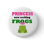Funny Princess Pinback Button
