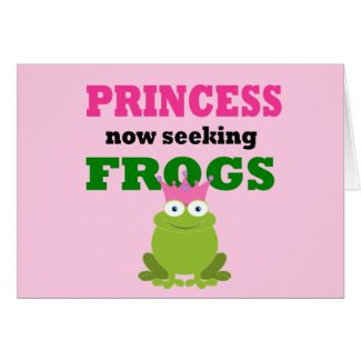 Funny Princess Greeting Card