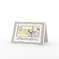 Funny Prison Cartoon Greeting Card