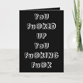 Funny Prison Greeting Card card