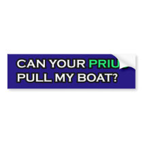 Funny Prius Bumper Sticker