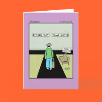 Funny Procrastination Cartoon cards