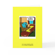 Funny Psychiatry Cartoon On Quality Greeting Card