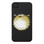 funny puffer fish iPhone 4 cover
