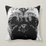 dog face throw pillows