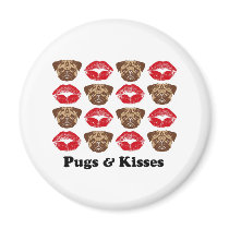 Funny Pug magnets by magarmor Funny Pug magnets