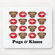 Funny Pug Mousepads