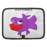 Funny Purple Fish Rickshaw Folio planners