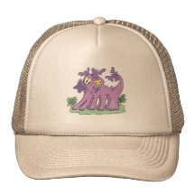 funny purple monster hats
