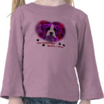 Funny Purple Puppy Dog & Paw Prints Kids Shirt Funny Purple Puppy Dog & Paw Prints Kids Shirt