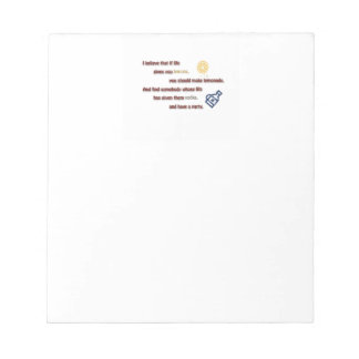 Inspirational Sayings Notepads Inspirational Sayings Notepads