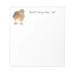 Funny Quote, Life throws Lemon, Duck, Humor Memo Note Pads