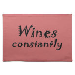 Funny quotes wine placemats unique gifts