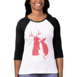 Funny Rabbits Womens T-shirt