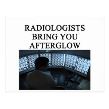 funny radiology joke post card