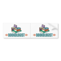Funny Reading Bumper Sticker