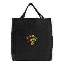 Funny Realtor Open House Embroidered Bag