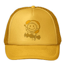 Funny_Record Mesh Hats